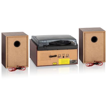 Roadstar HIF-8892 EBT - Hi-Fi-system med pladespiller, CD og kassette 64W/230V + fjernbetjening