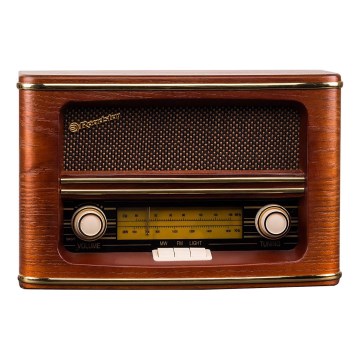 Roadstar HRA-1500/N - FM/MW-radio 24W/230V/6xLR14