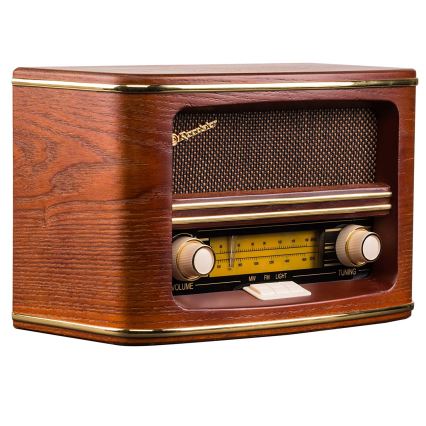 Roadstar HRA-1500/N - FM/MW-radio 24W/230V/6xLR14