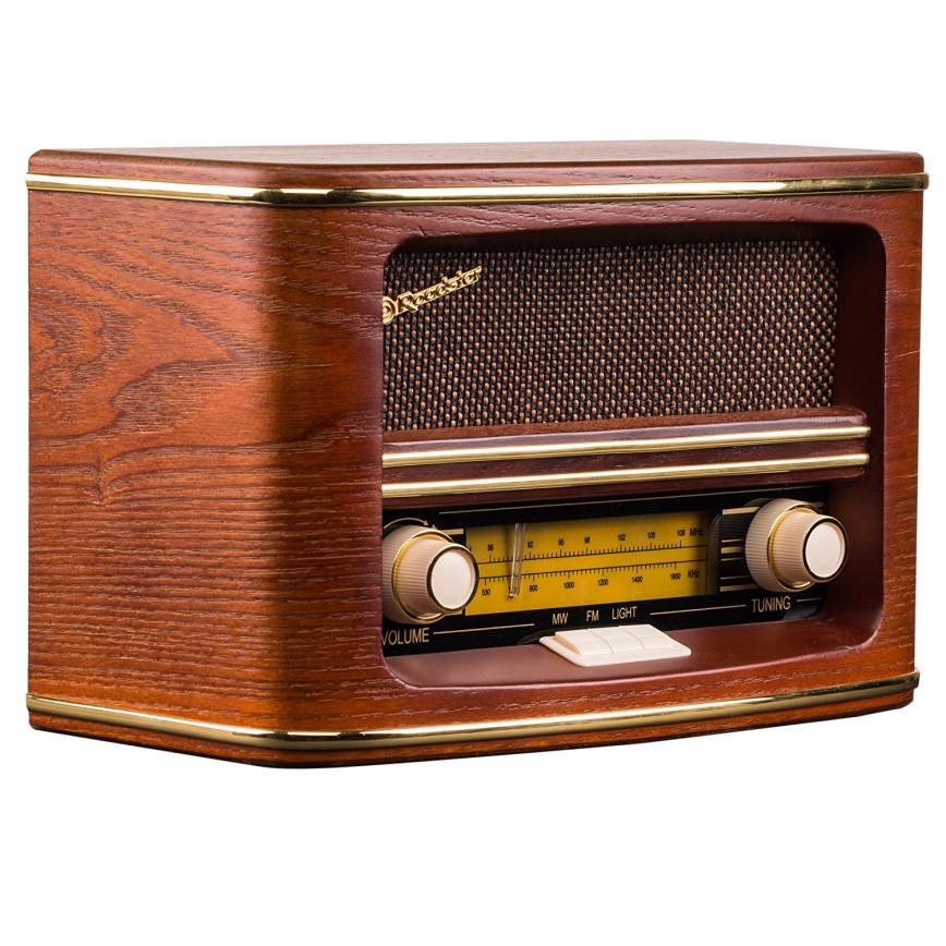 Roadstar HRA-1500/N - FM/MW-radio 24W/230V/6xLR14