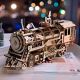 RoboTime - 3D-puslespil i træ Damplokomotiv