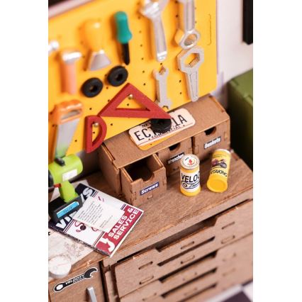 RoboTime - Miniaturehus Garage 2xAAA