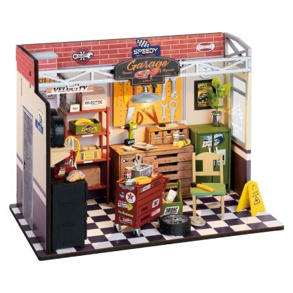 RoboTime - Miniaturehus Garage 2xAAA