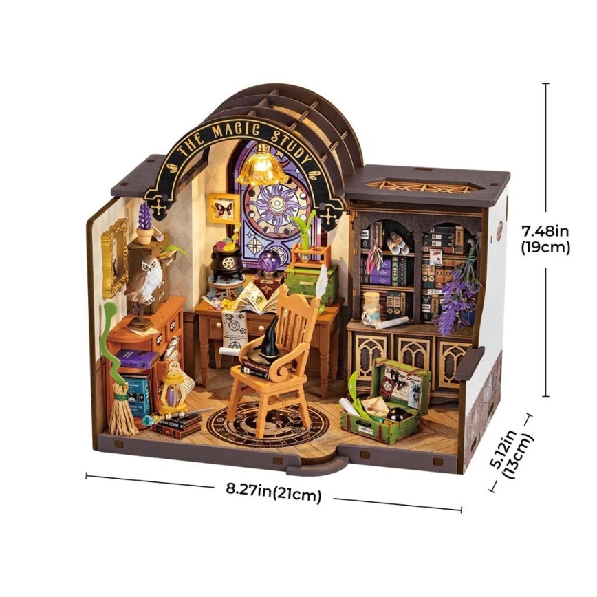 RoboTime - Miniaturehus Troldmands Kontor 2xAAA