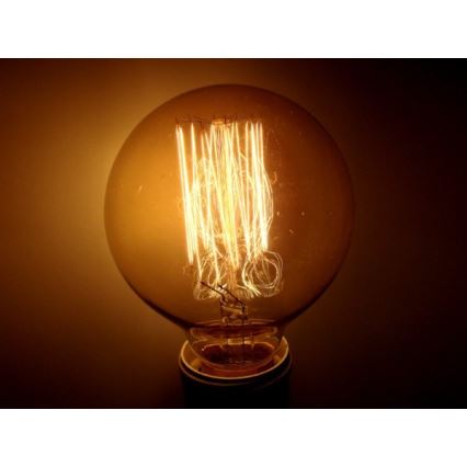 Robust dekorativ dæmpbar lyspære SEGOD G80 E27/40W/230V 3000K