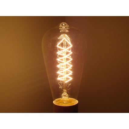 Robust dekorativ lyspære dæmpbar SELEBY ST64 E27/40W/230V 2200K