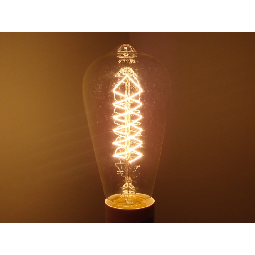 Robust dekorativ lyspære dæmpbar SELEBY ST64 E27/40W/230V 2200K