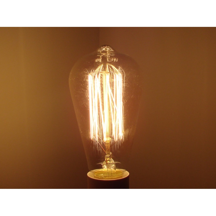 Robust dekorativ lyspære dæmpbar SELEBY ST64 E27/60W/230V 2200K