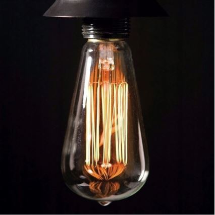 Robust dekorativ lyspære dæmpbar SELEBY ST64 E27/60W/230V 2200K