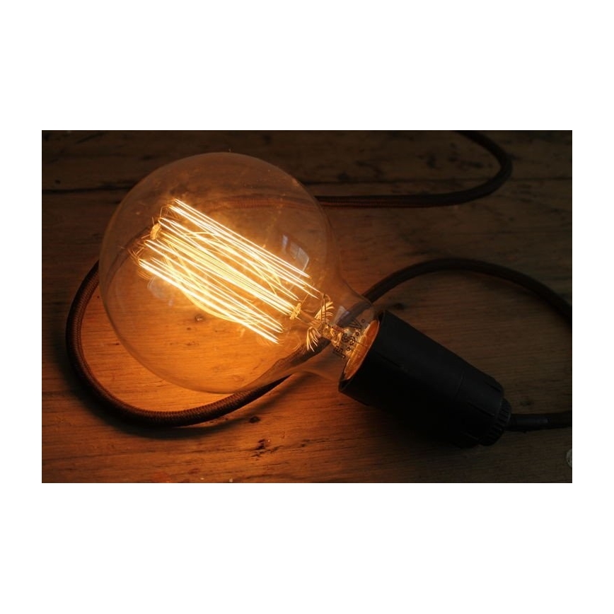 Robust dekorativ lyspære dæmpbar SELRED G125 E27/60W/230V 2200K 120 lm
