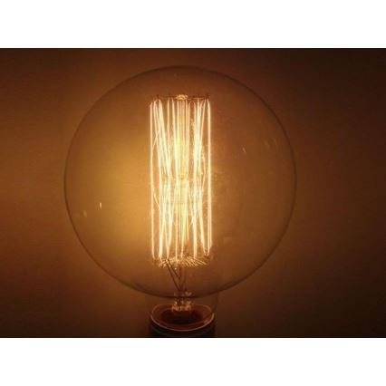 Robust dekorativ lyspære dæmpbar SELRED G125 E27/60W/230V 2200K 120 lm