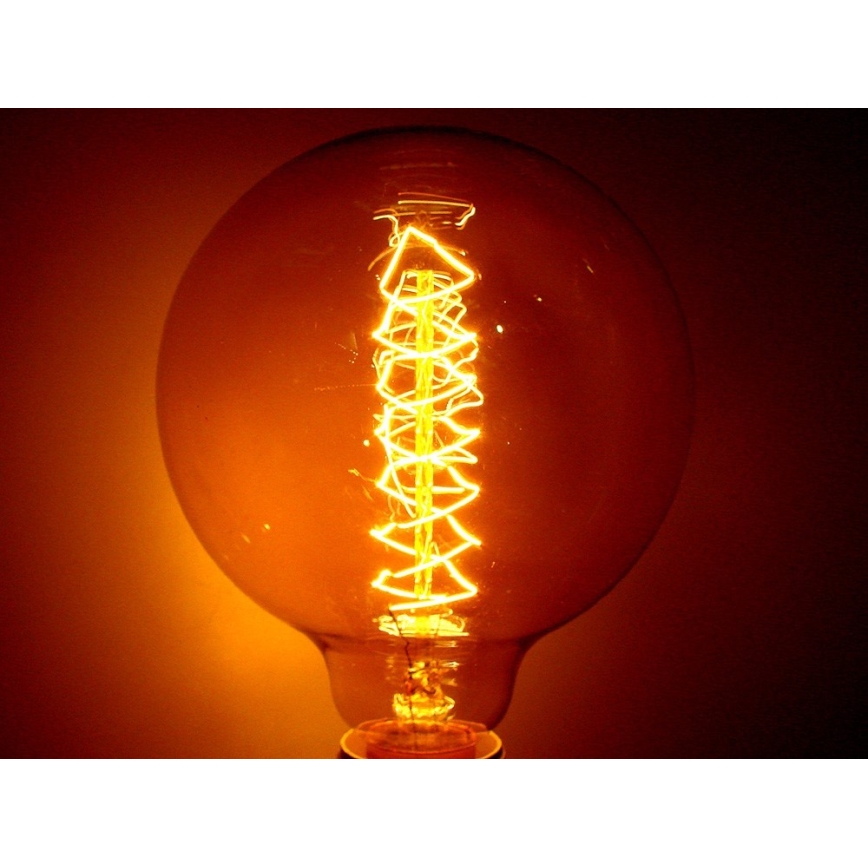 Robust dekorativ lyspære dæmpbar SELRED G125 E27/60W/230V 2200K 260 lm