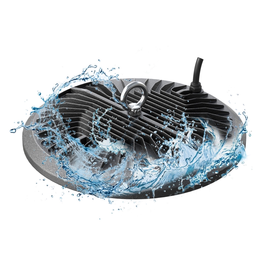 Robust LED arbejdslampe HIGHBAY LED/100W/230V 4500K IP65 grå