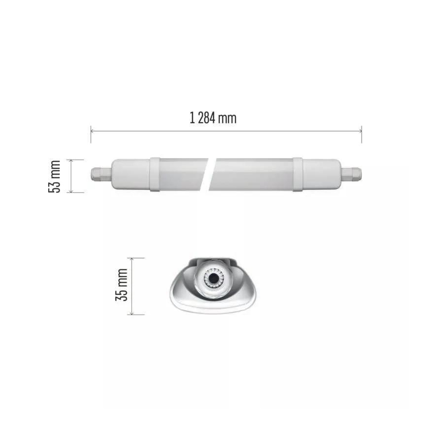 Robust LED lampe LED/37W/230V IP65 4000K