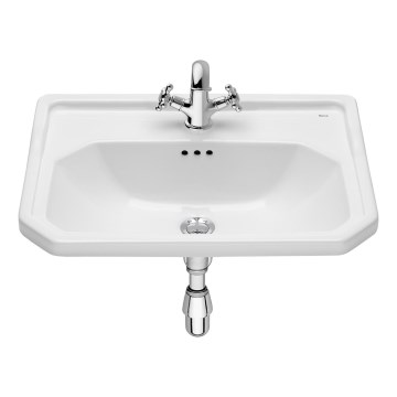 Roca A3270A5000 - Nedfældet vask CARMEN 60x45 cm keramik/hvid