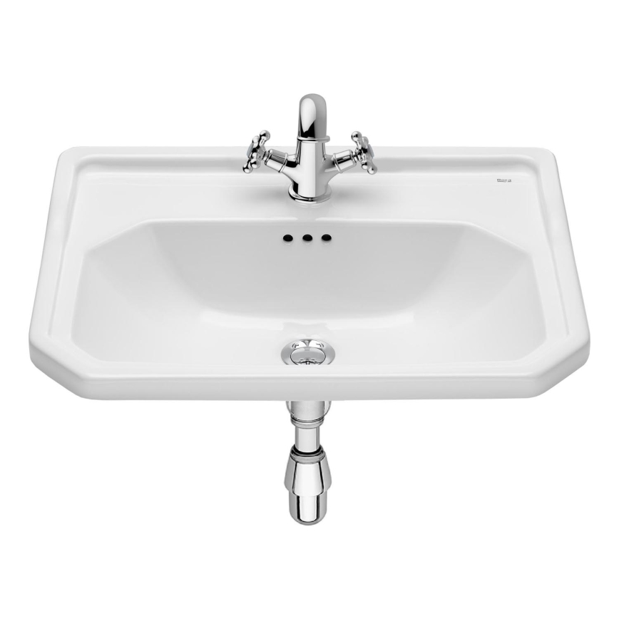 Roca A3270A5000 - Nedfældet vask CARMEN 60x45 cm keramik/hvid
