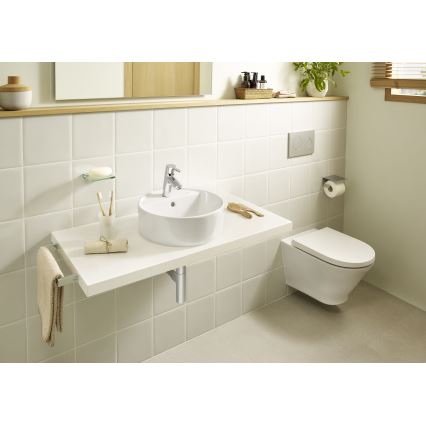 Roca A3270MJ000 - Bordmonteret håndvask GAP diameter 39 cm keramik/hvid