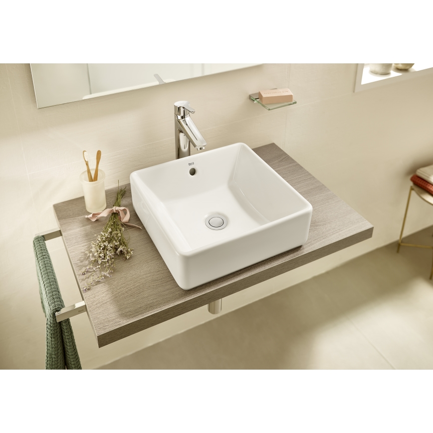 Roca A3270ML000 - Bordmonteret håndvask GAP 39x37 cm keramik/hvid