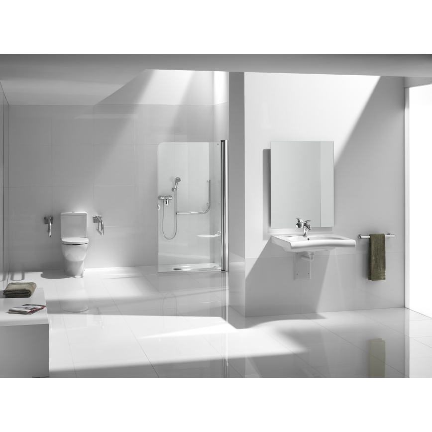 Roca A341242000 - skyllecisterne MERIDIAN med bundtilslutning, keramik/hvid