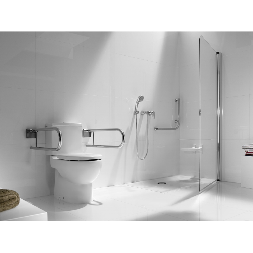 Roca A341242000 - skyllecisterne MERIDIAN med bundtilslutning, keramik/hvid