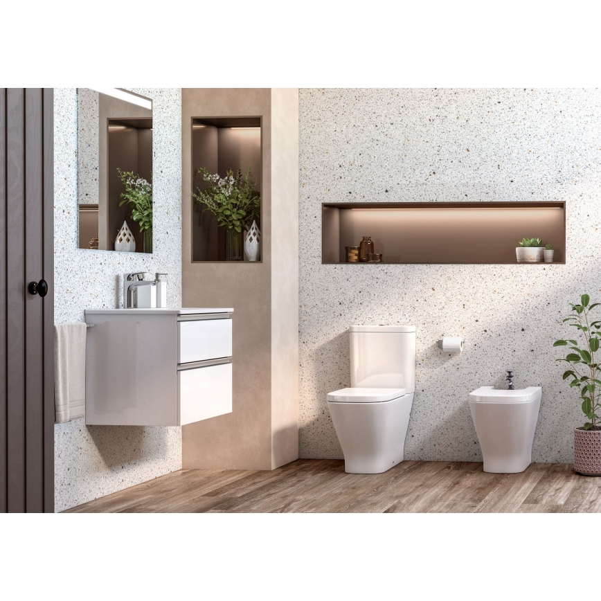 Roca A342477000 - Toiletkumme GAP keramik/hvid