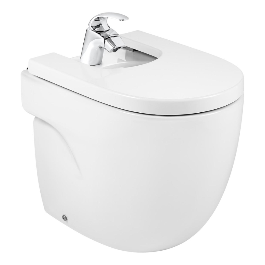 Roca A357247000 - Gulvmonteret bidet MERIDIAN keramik/hvid