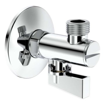 Roca A525168200 - Vinkelventil AQUA, blank krom
