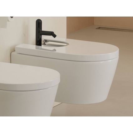 Roca A80652200B - Bidetsæde SoftClose INSPIRA supralit/hvid
