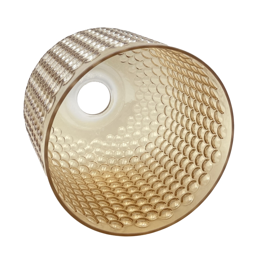 ROCCO pendel på ledning 1xE27/15W/230V guld/røget beige