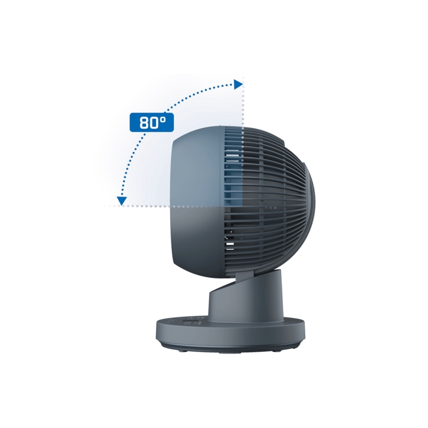 Rowenta - Bordventilator TURBO SWIFT COMPACT 230V blå + fjernbetjening