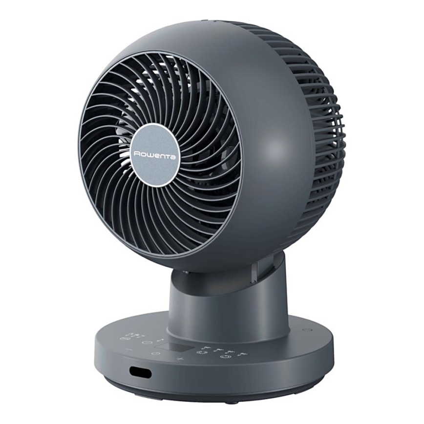 Rowenta - Bordventilator TURBO SWIFT COMPACT 230V blå + fjernbetjening