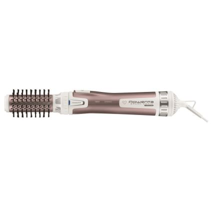 Rowenta - Drejelig hårbørste PREMIUM CARE 1000W/230V lyserød/hvid
