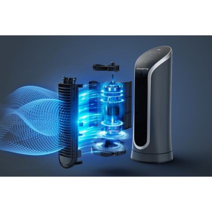 Rowenta - Gulvventilator EOLE COMPACT 30W/230V sort