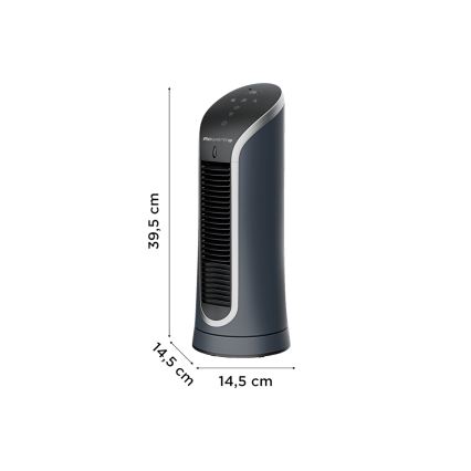 Rowenta - Gulvventilator EOLE COMPACT 30W/230V sort