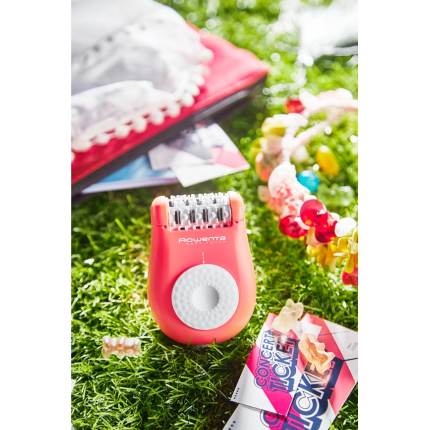 Rowenta - Epilator EASY TOUCH 230V lyserød