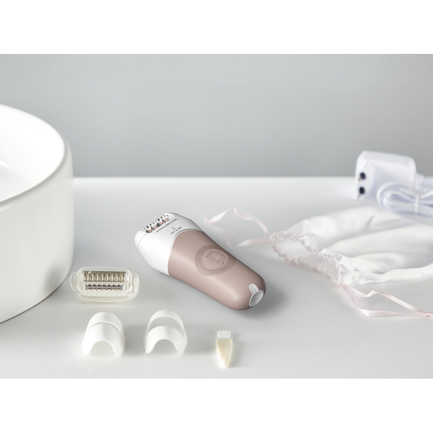 Rowenta - Epilator WET&DRY 4,5W/5V 600 mAh beige/guld
