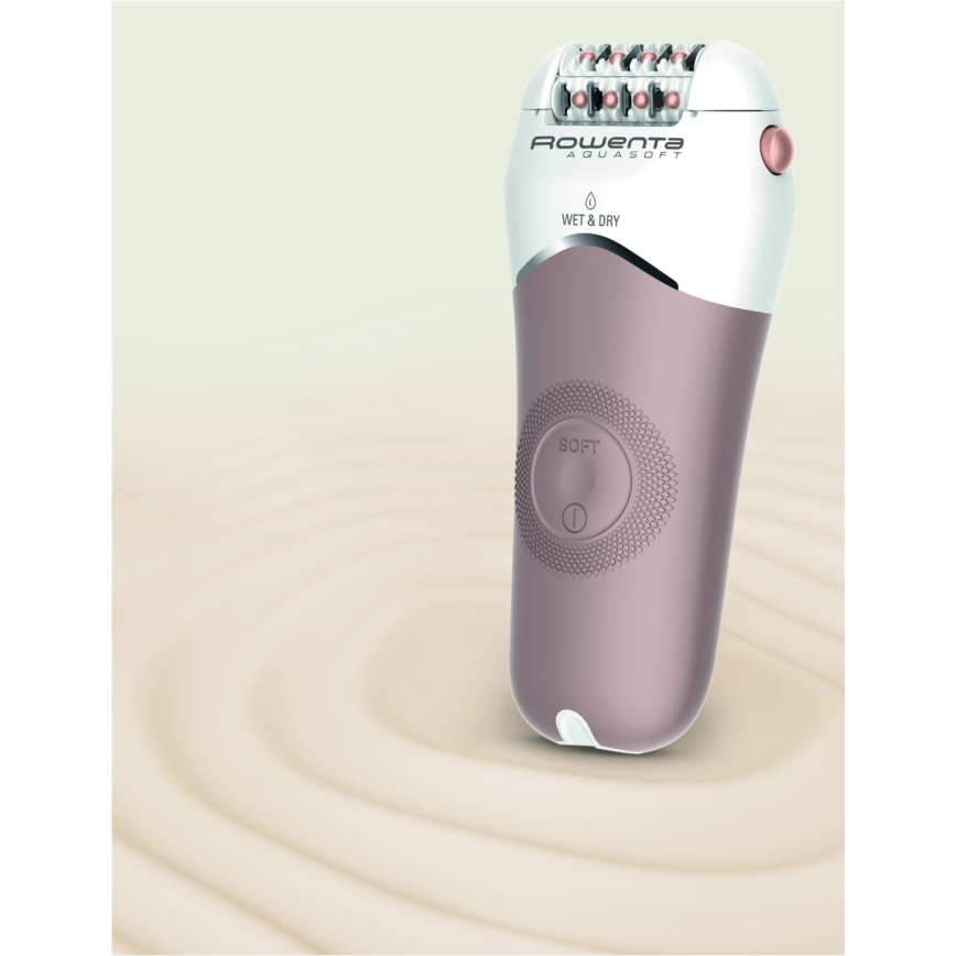 Rowenta - Epilator WET&DRY 4,5W/5V 600 mAh beige/guld