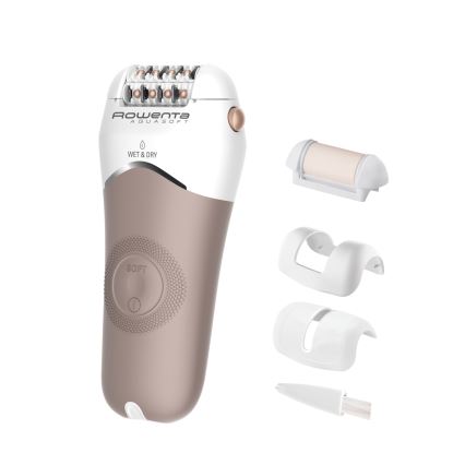 Rowenta - Epilator WET&DRY 4,5W/5V 600 mAh beige/guld