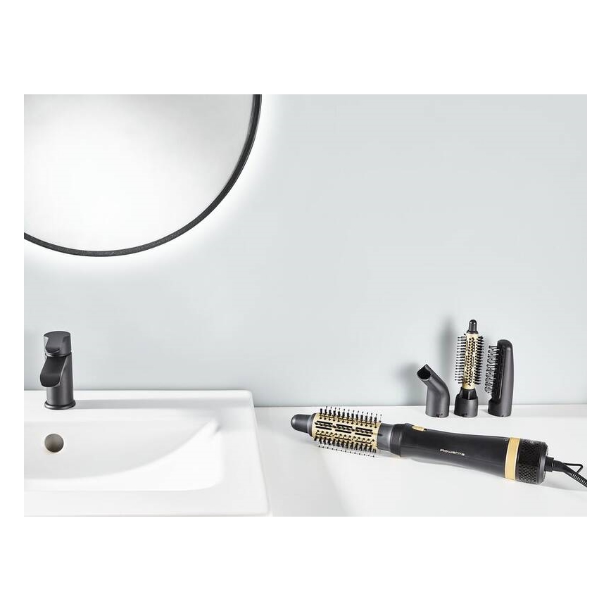 Rowenta - Varmluftsbørste EXPRESS STYLE 800W/230V sort/guld