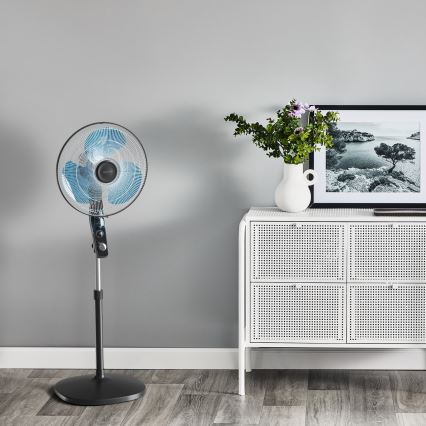 Rowenta - Gulvventilator med myggeskræmmer ESSENTIAL+ 60W/230V 130 cm sort