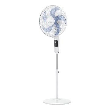 Rowenta - Gulvventilator TURBO SILENCE 55W/230V 147 cm hvid + fjernbetjening