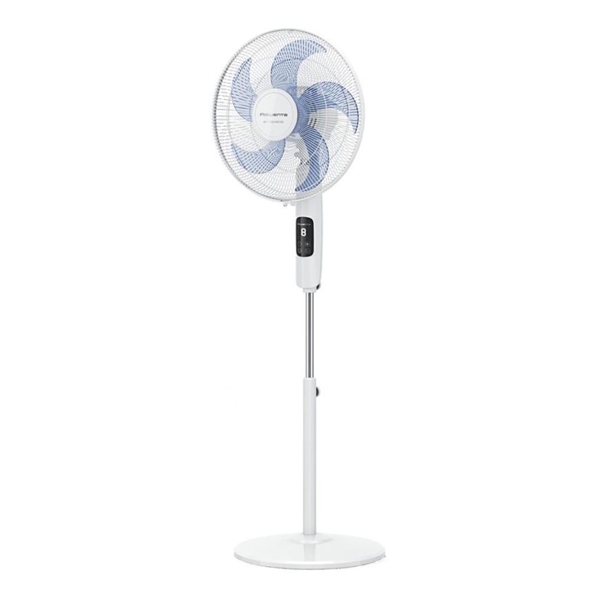 Rowenta - Gulvventilator TURBO SILENCE 55W/230V 147 cm hvid + fjernbetjening