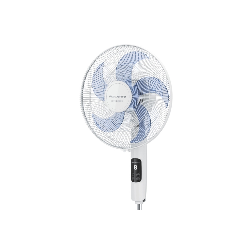 Rowenta - Gulvventilator TURBO SILENCE 55W/230V 147 cm hvid + fjernbetjening