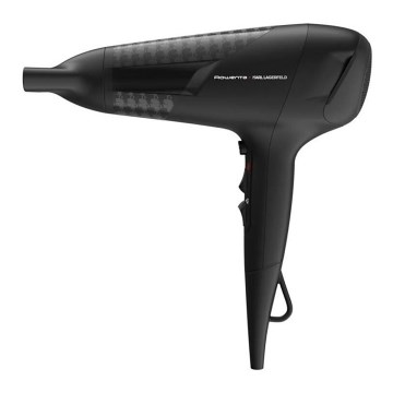Rowenta - Hårtørrer KARL LAGERFELD STUDIO DRY 2100W/230V sort