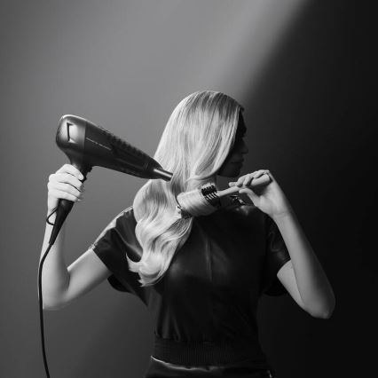 Rowenta - Hårtørrer KARL LAGERFELD STUDIO DRY 2100W/230V sort