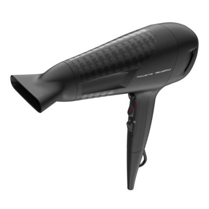 Rowenta - Hårtørrer KARL LAGERFELD STUDIO DRY 2100W/230V sort