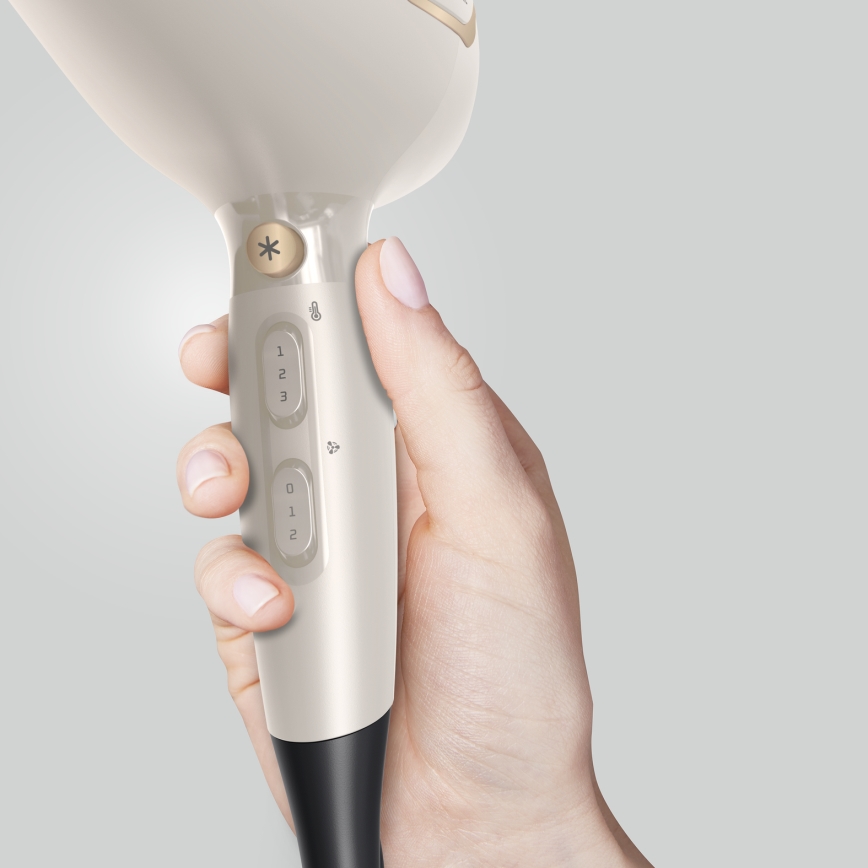 Rowenta - Hårtørrer PRO POWER 2200W/230V cremefarvet