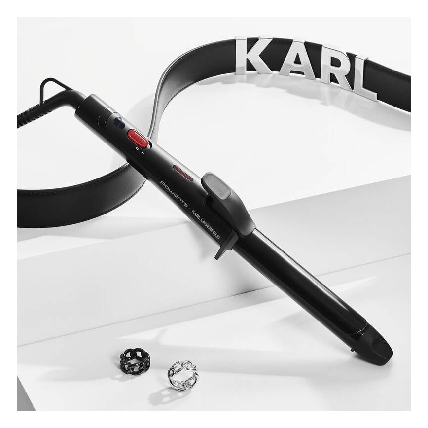 Rowenta - Krøllejern KARL LAGERFELD 47W/230V sort