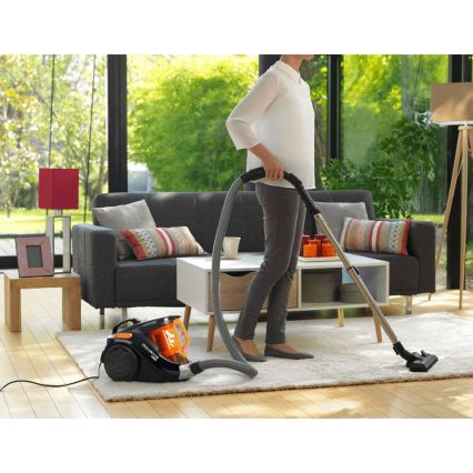Rowenta - Poseløs støvsuger COMPACT POWER 1,5 l 750W/230V sort/orange