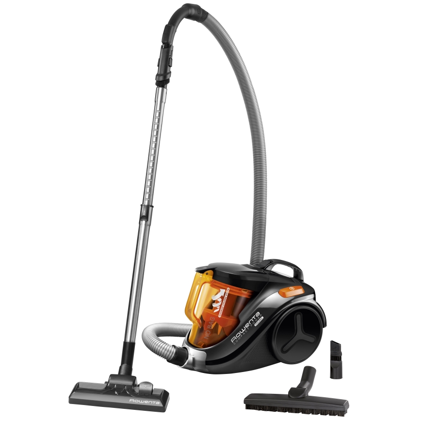 Rowenta - Poseløs støvsuger COMPACT POWER 1,5 l 750W/230V sort/orange